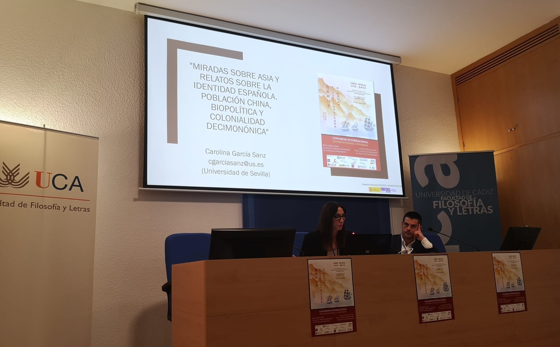 Carolina García Sanz participa en el Congreso internacional Entre Cádiz y Asia: comercio, información y cultura en la primera globalización (9-12 abril 2024)