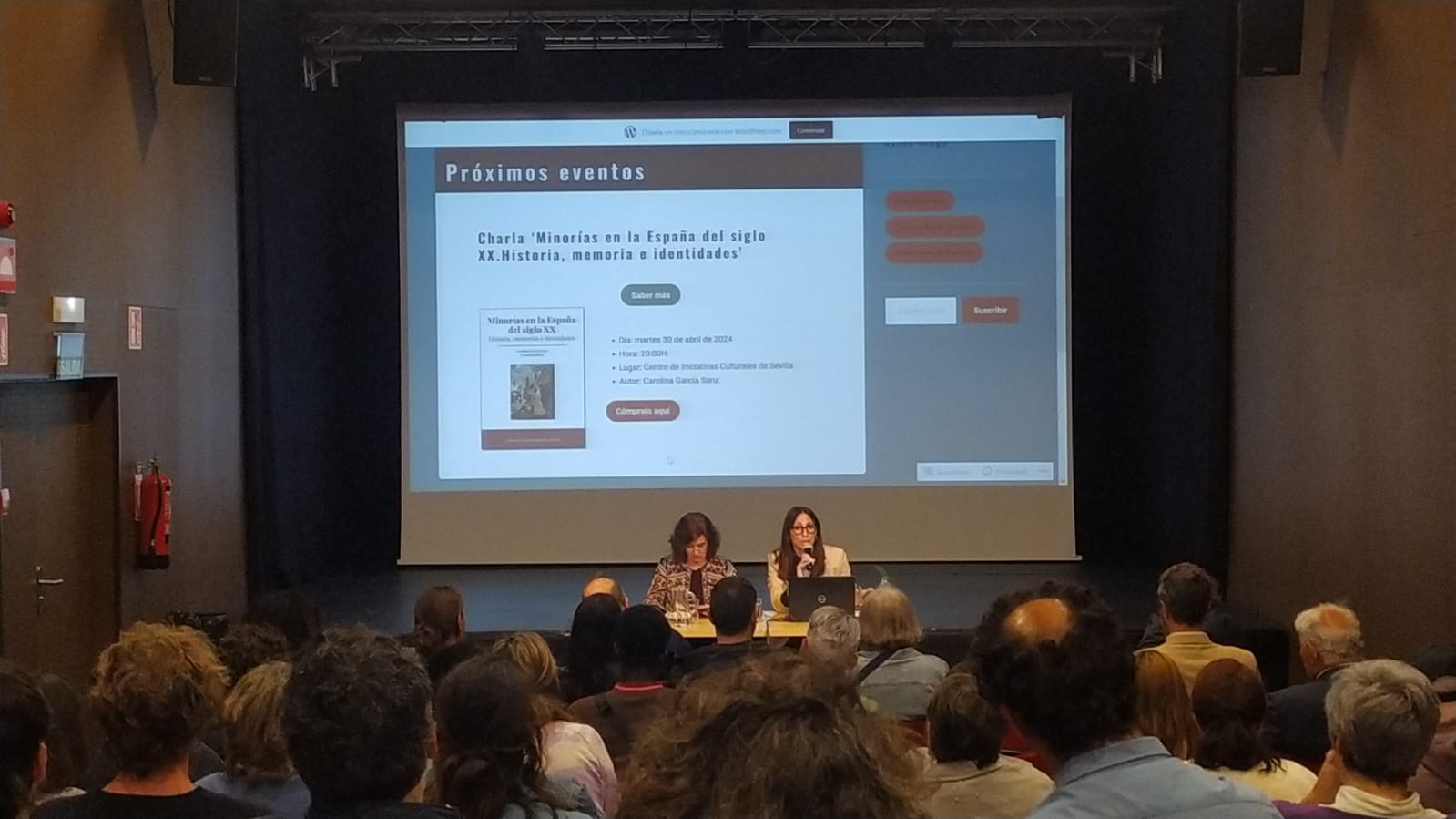 Carolina García Sanz presenta Minorías en la España del siglo XX. Historia, Memorias e Identidades en  #La Ciencia Lee (CICUS) 30 abril 2024