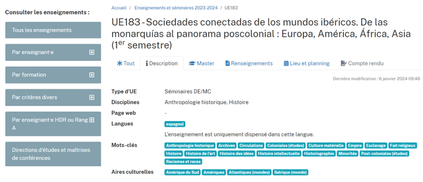 Sociedades conectadas de los mundos ibéricos. De las monarquías al panorama poscolonial: Europa, América, África, Asia