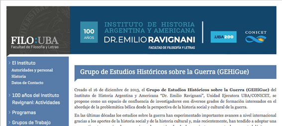 Grupo de Estudios Históricos sobre la Guerra